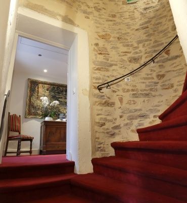 Hotel Abbaye Maiziere - Escalier colimaçon